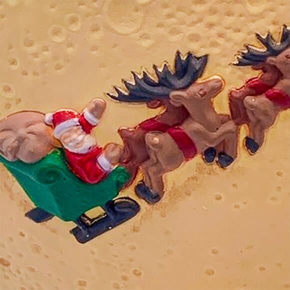 1997 Hallmark Keepsake Happy Christmas to All Collector's Club Ornament in Box - Picture 3 of 6